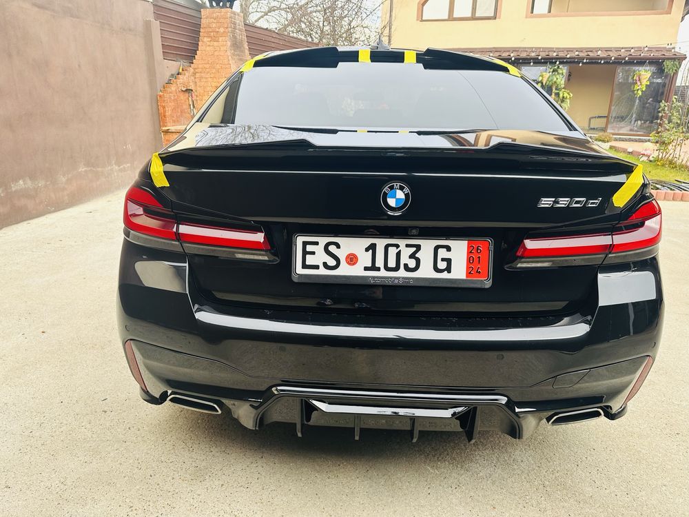 Eleron Lip Portbagaj BMW G20 G30 PSM M4 highkick Negru lucios