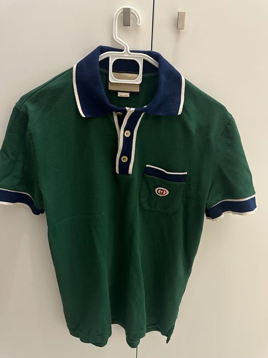 Mens Gucci Cotton Piquet Polo Shirt,