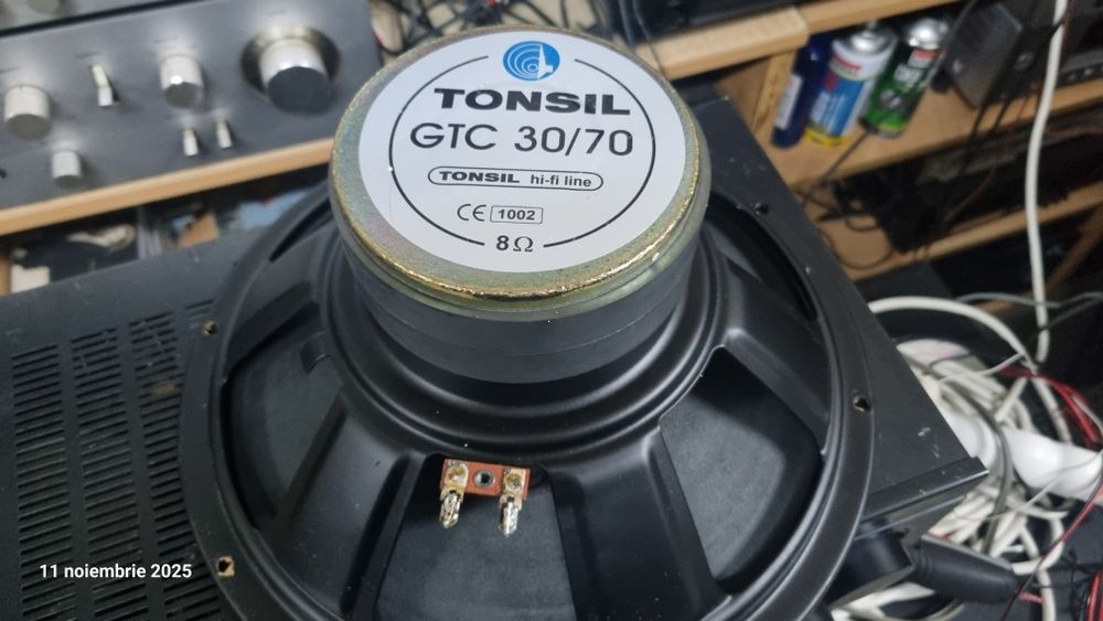 Difuzoare de bas Focal, 20cm,difuzoare  Tonsil 30cm/70w/8 ohmi