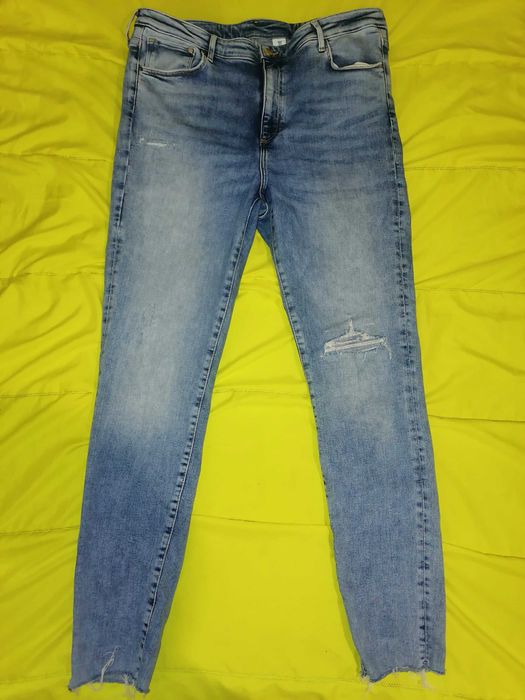 Макси слим накъсани дънки