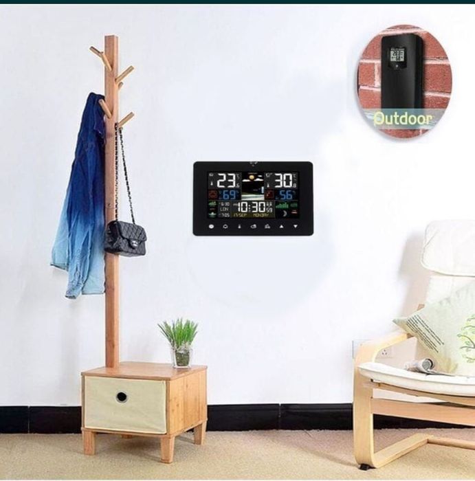 Statie meteo Statie meteo LED cu senzor exterior wireless, cu calendar