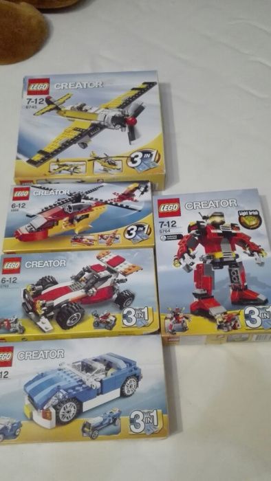 Lego - Серии City, Creator, CHIMA, Bionicle, Hero factory
