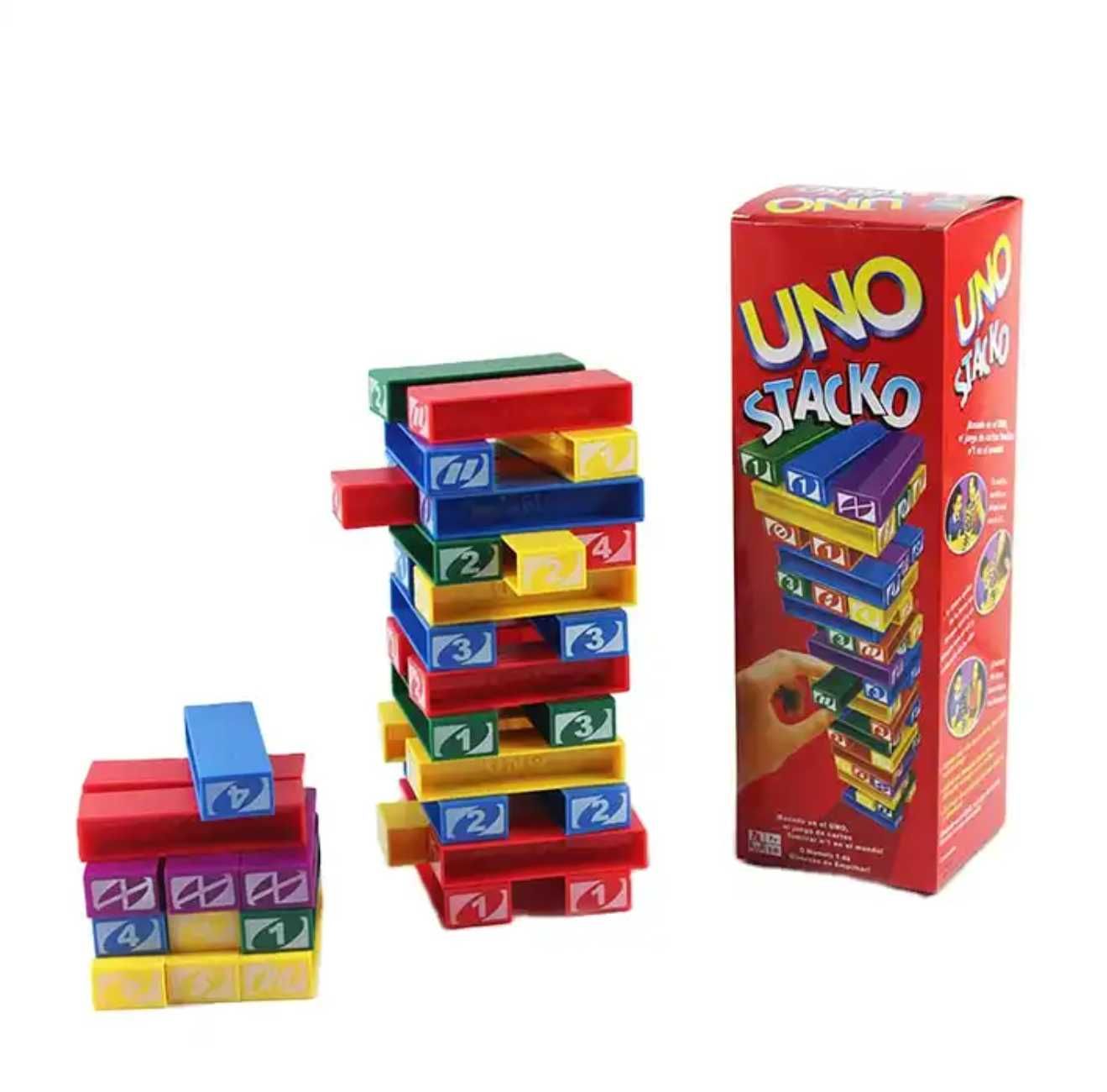 MINI JENGA UNO STACKO | Блокчета УНО за строене. Eдна невероятна игра