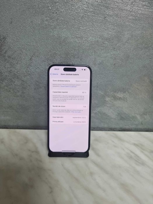 iPhone 15 128GB Black Bmg Amanet  93209