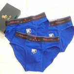 Lenjerie/ chiloti barbati Polo/ set 3 bucati bumbac