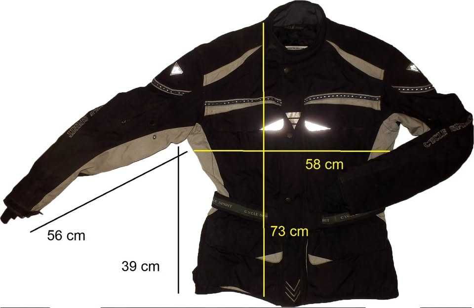Geaca moto CYCLE SPIRIT full protectii, ventilatii (men L) cod-218430