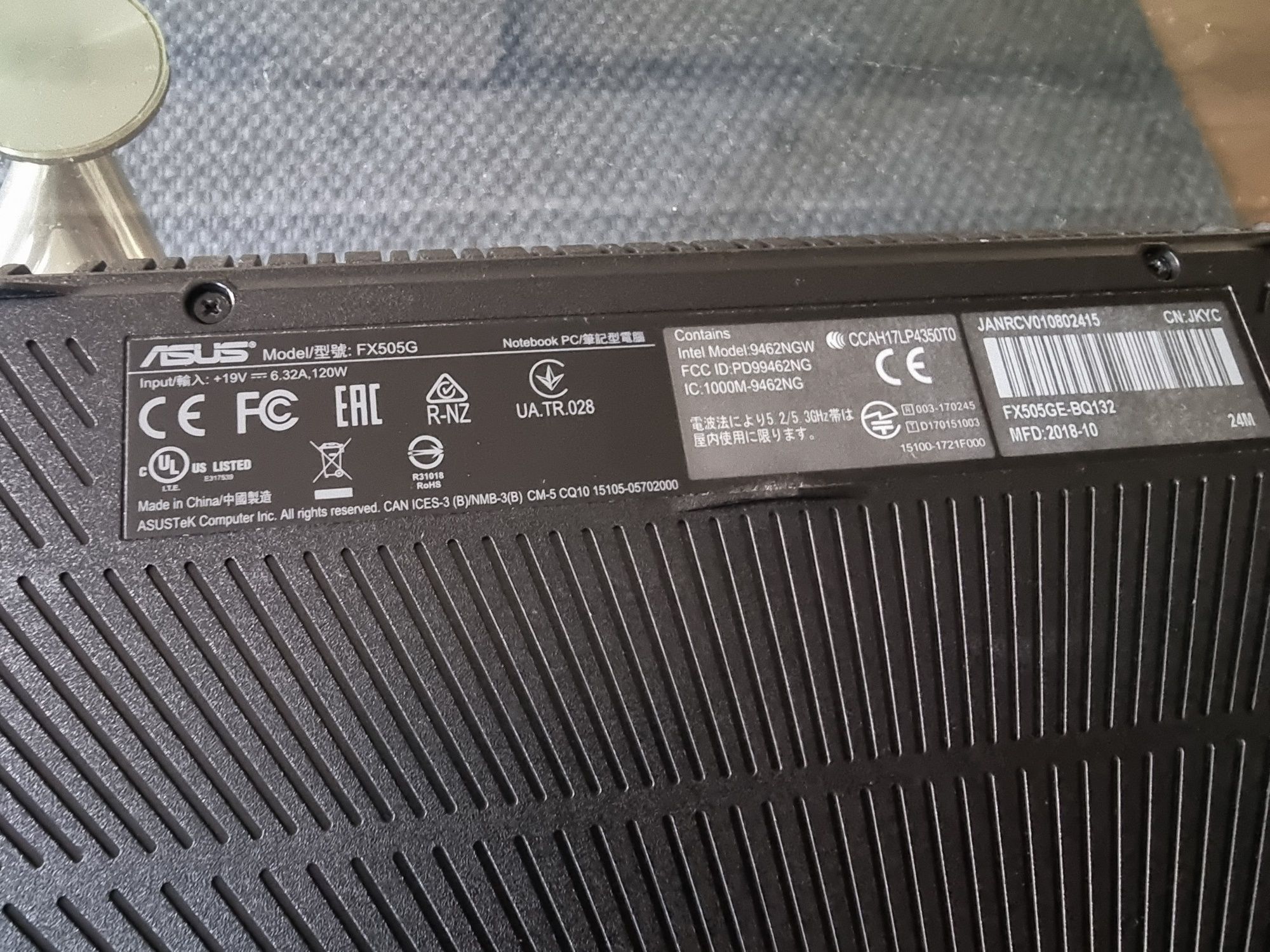 Лаптоп Asus TUF 15" FX505G в перфектно състояние работа и гейминг!