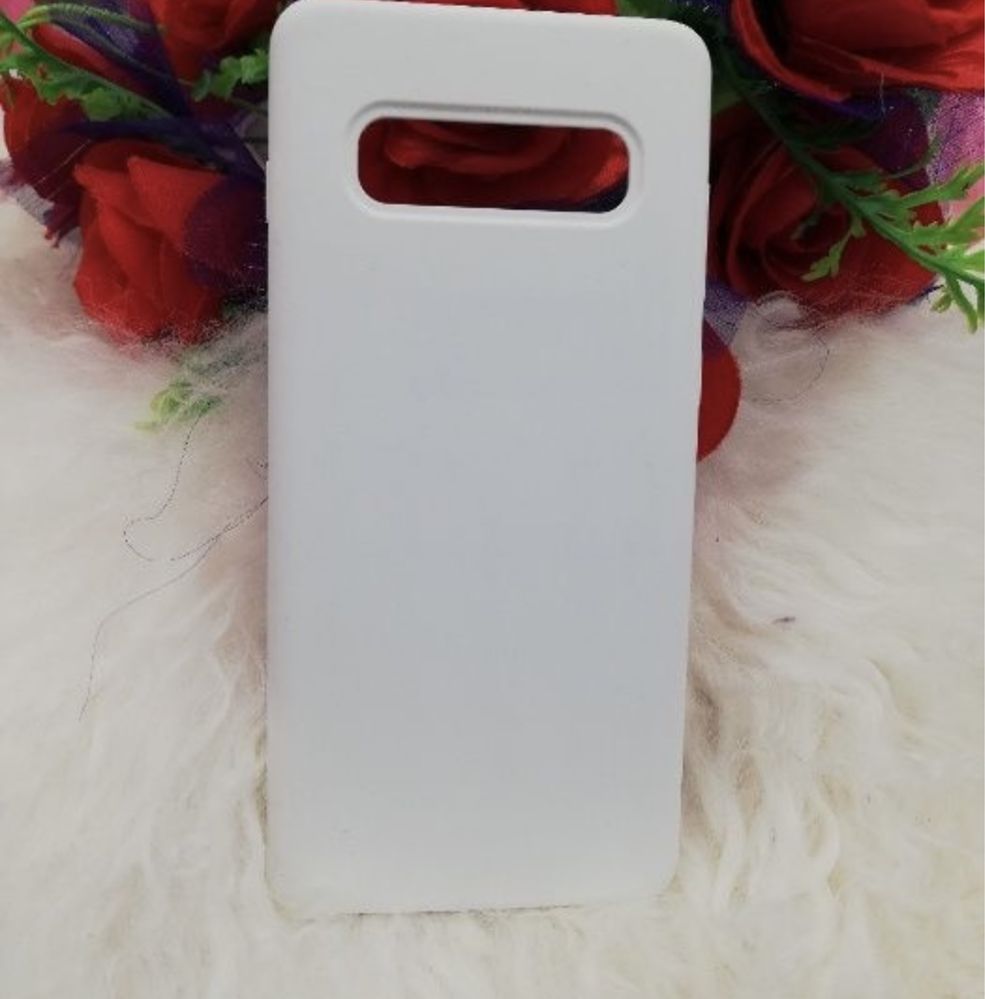 Samsung S10 S10 Plus Husa Lens Alcantara Case Silicon Catifea Interior