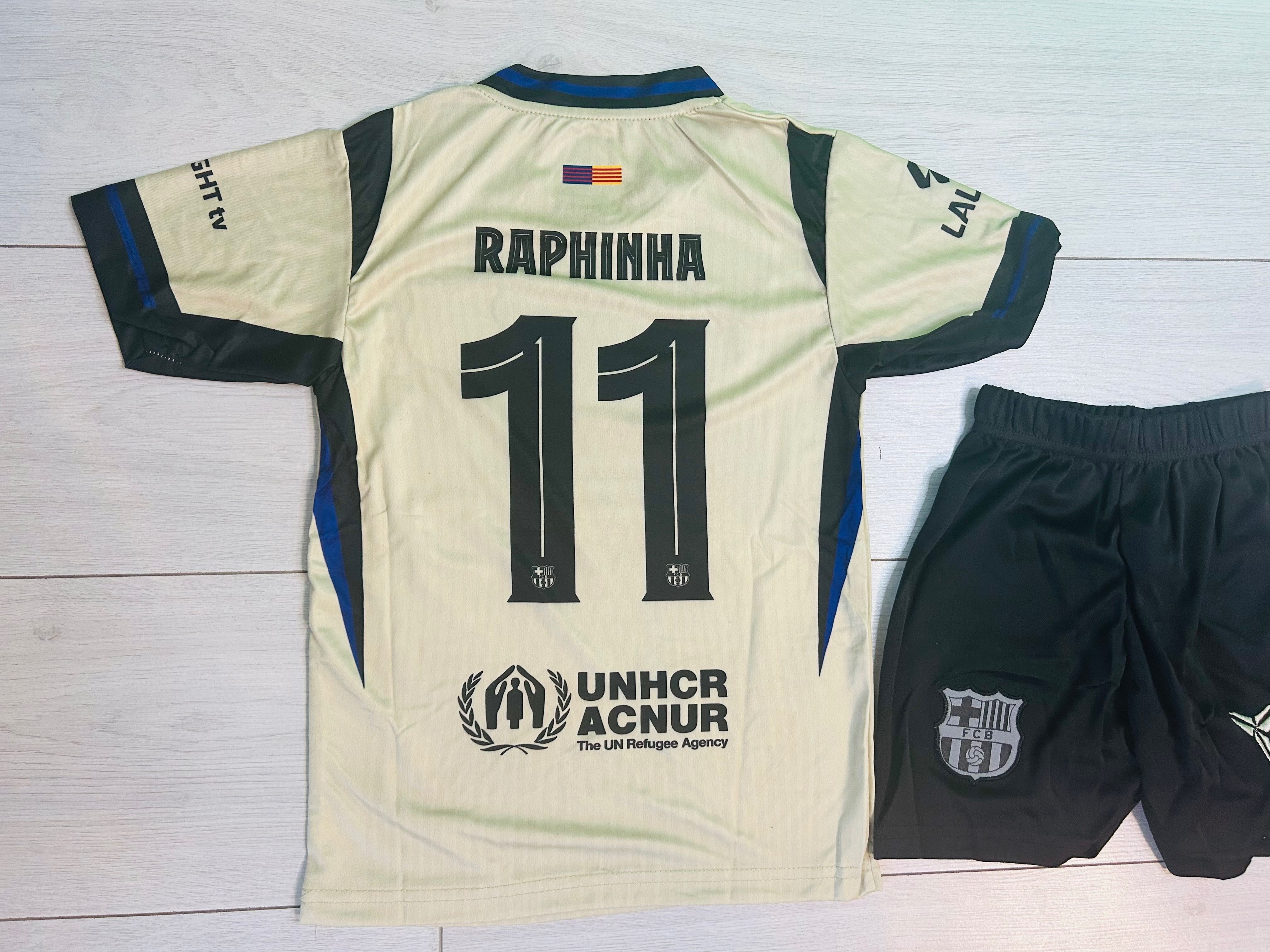 Compleu copii Barcelona raphinha 11 second kit 25/26