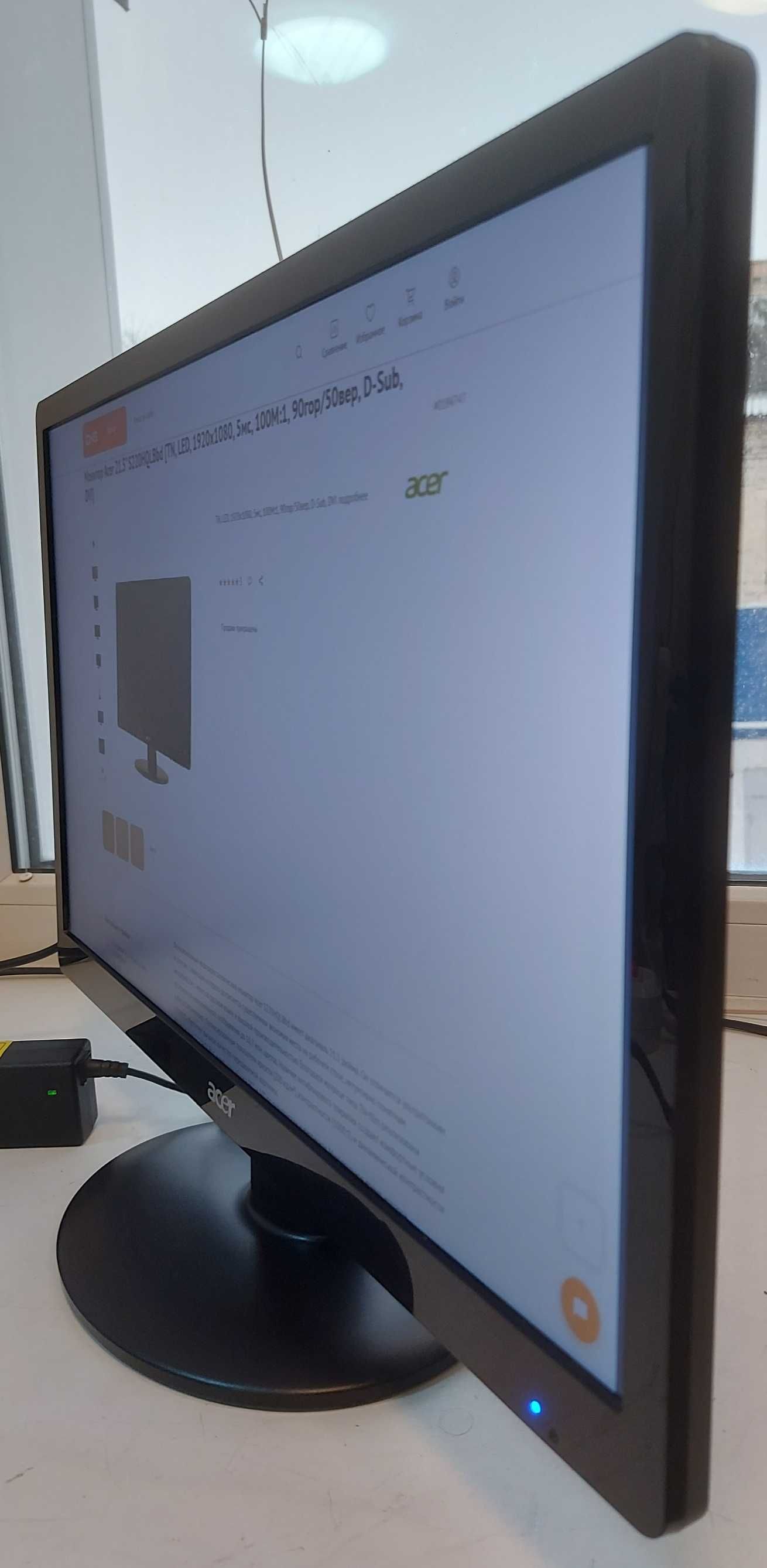 Монитор Acer 21.5"(54.6 см) S220HQ (TN, LED, 1920x1080, 5мс)