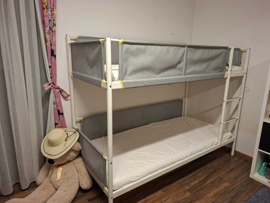 Pat suprapus, alb dimensiune 96x208x150 cm de la Ikea