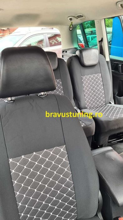 Huse scaun auto SHARAN-TOURAN,stofă auto 5 / 7 locuri