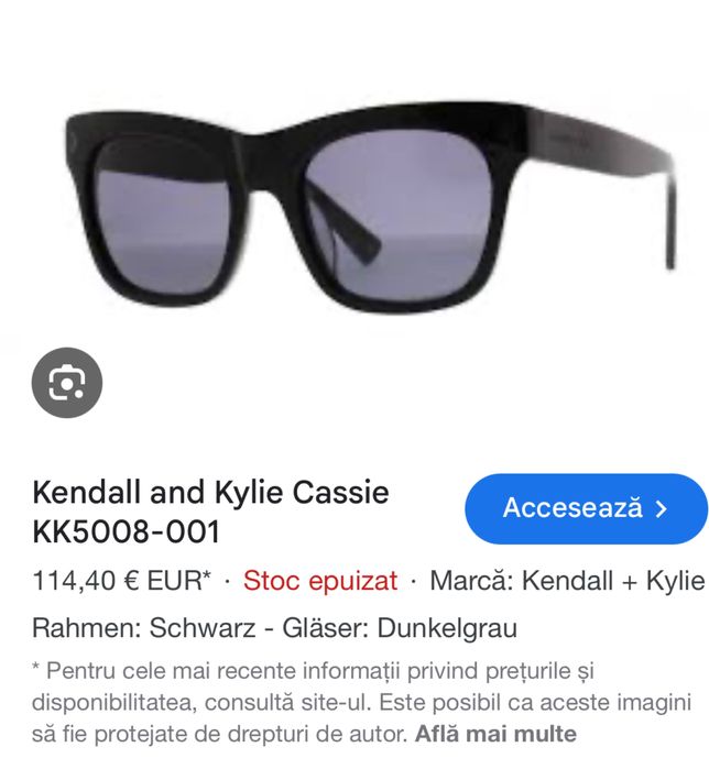 Ochelari de soare Kendall an Kylie Cassie