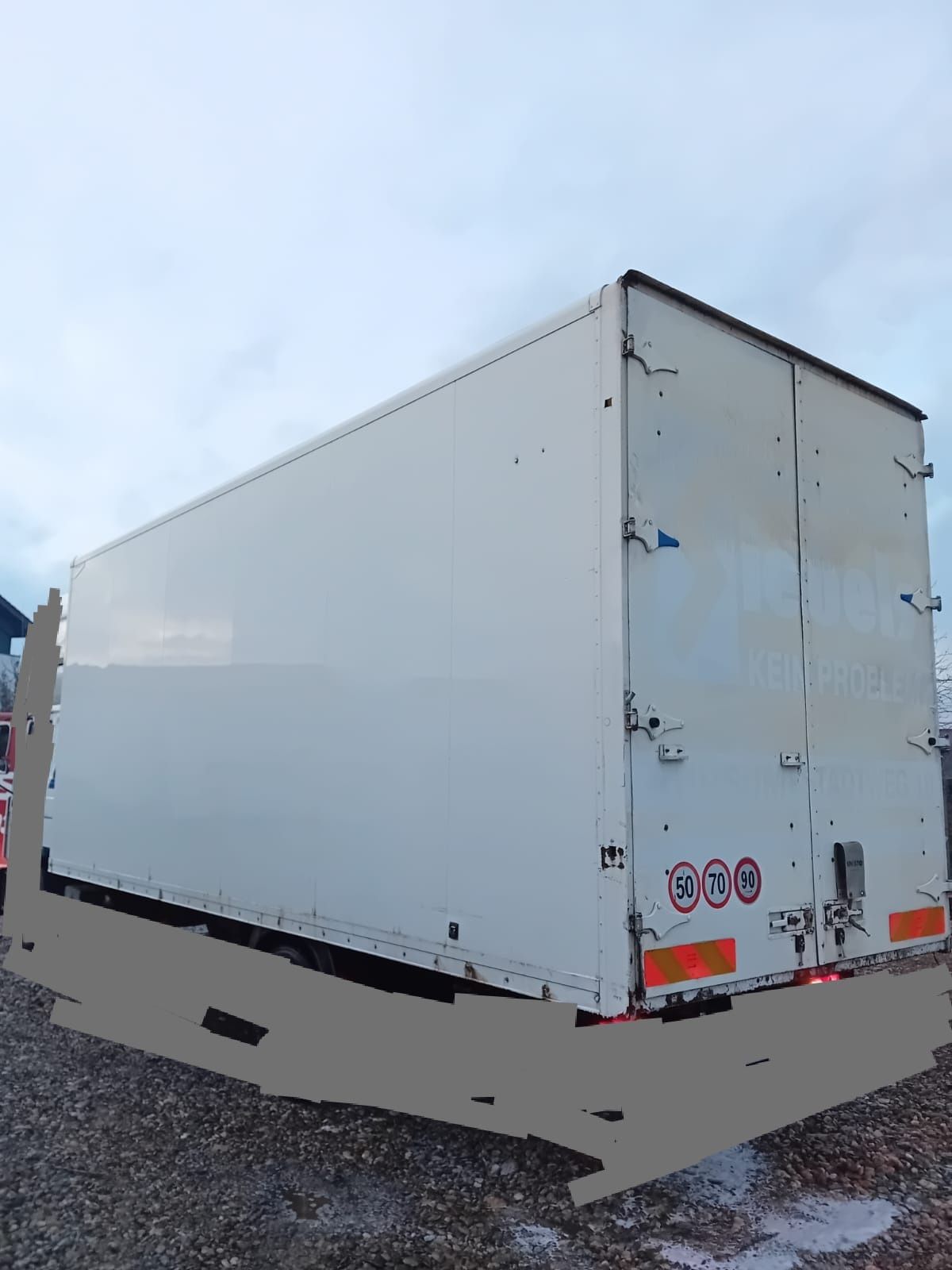 Duba aluminiu depozitare, container, magazie, Koffer 7,1m lungime