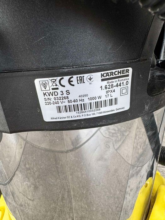 Прахосмукачка KARCHER KWD 3 S V-15/4/20