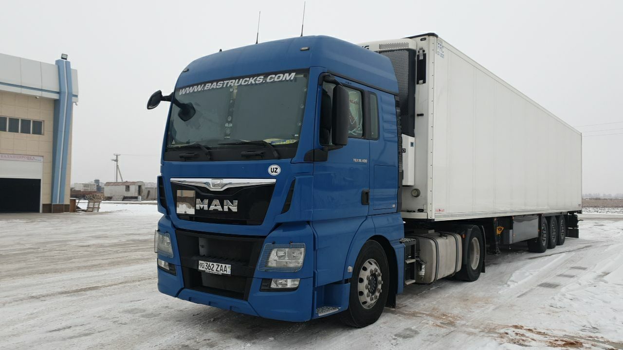 Тягач Man tgx 2016 кук синий 3дона бор