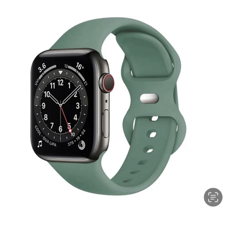 Curea Husa Folie Silicon cu Pin Metalic Compatibila Ceas Apple Watch