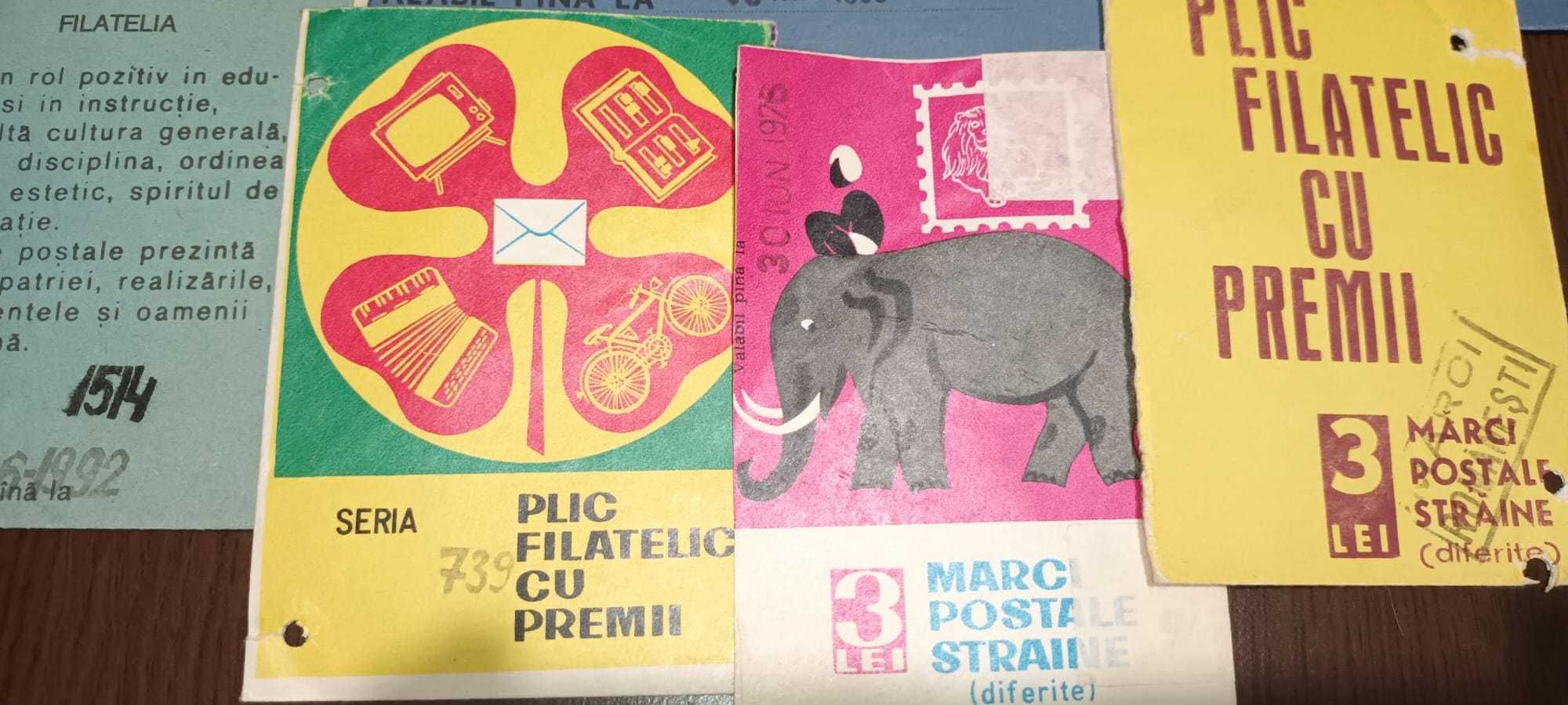 Vând plicuri filatelice vechi, 22 lei/ 4 buc