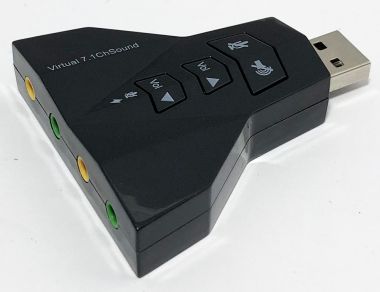 Placa de sunet cu iesire dubla, (stick), intrare USB, volume control