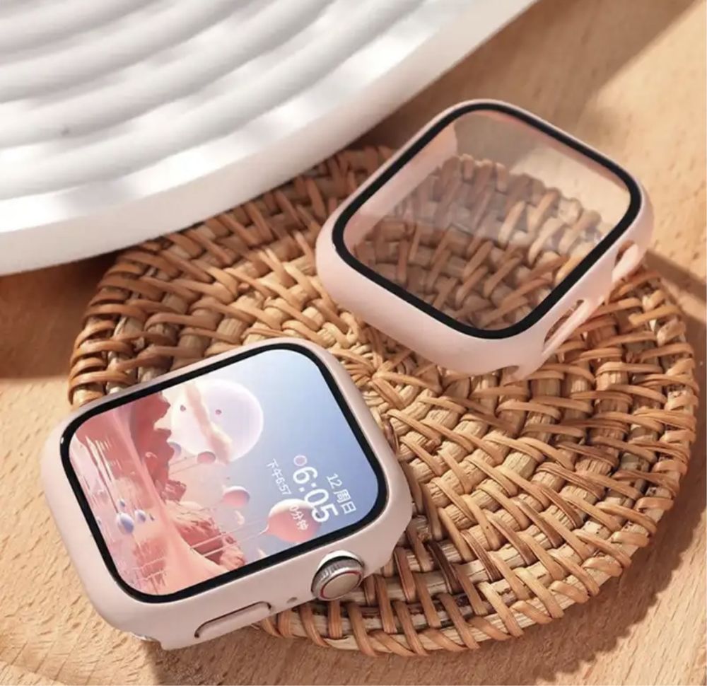 Husa Top Case Carcasa Margine Plastic Ceas Apple Watch Iphone