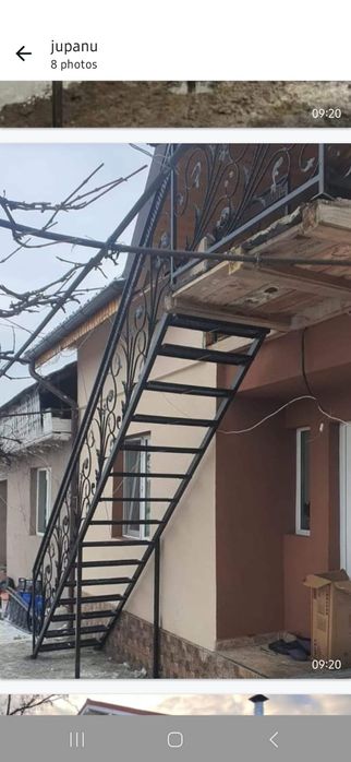Scări zincate galvanizate pentru exterior