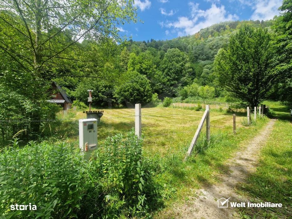 Teren plat, autorizatie de constructie+proiect  pe Valea Somesului Cal