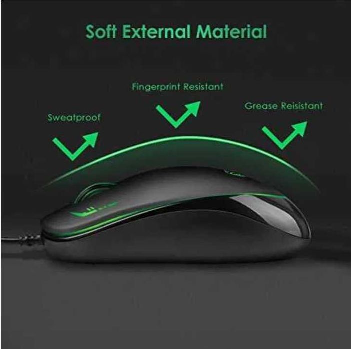 Mouse gaming Inateck iluminat RGB 1.000 DPI