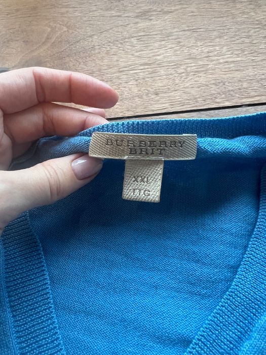Burberry 100% вълнен пуловер XXL