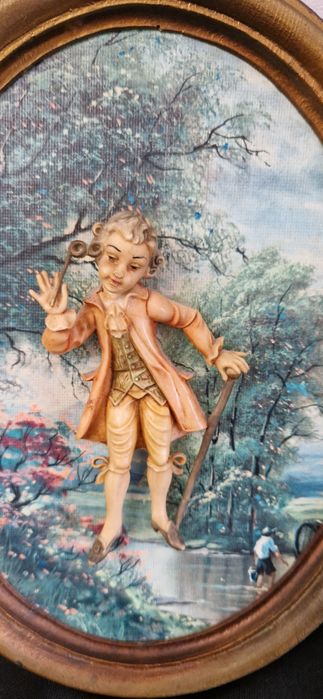 Set tablouri ovale cu personaje 3D