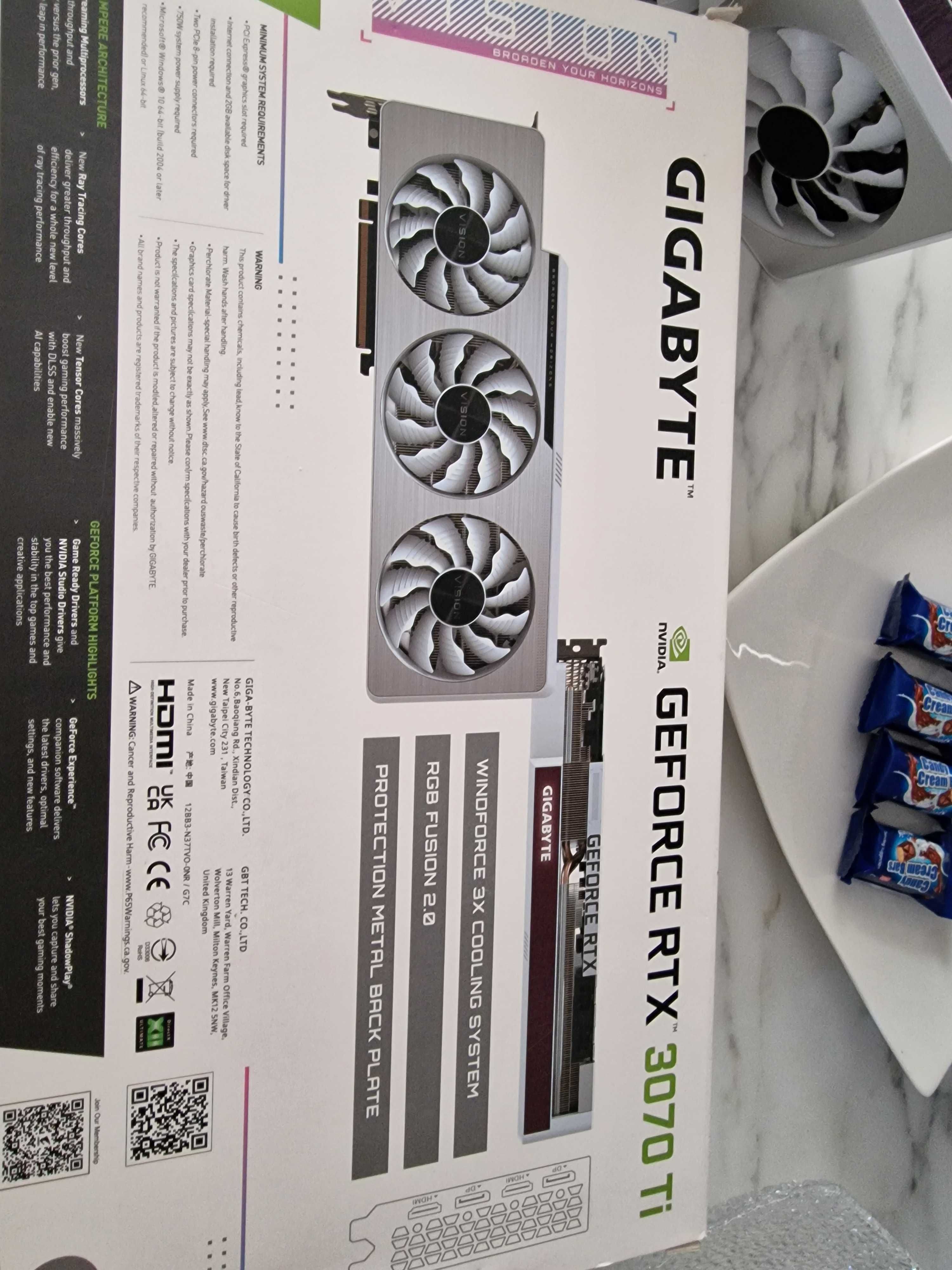 RTX 3070Ti Vision (Noua + Garantie) - placa video Gigabyte 8gb 256bit