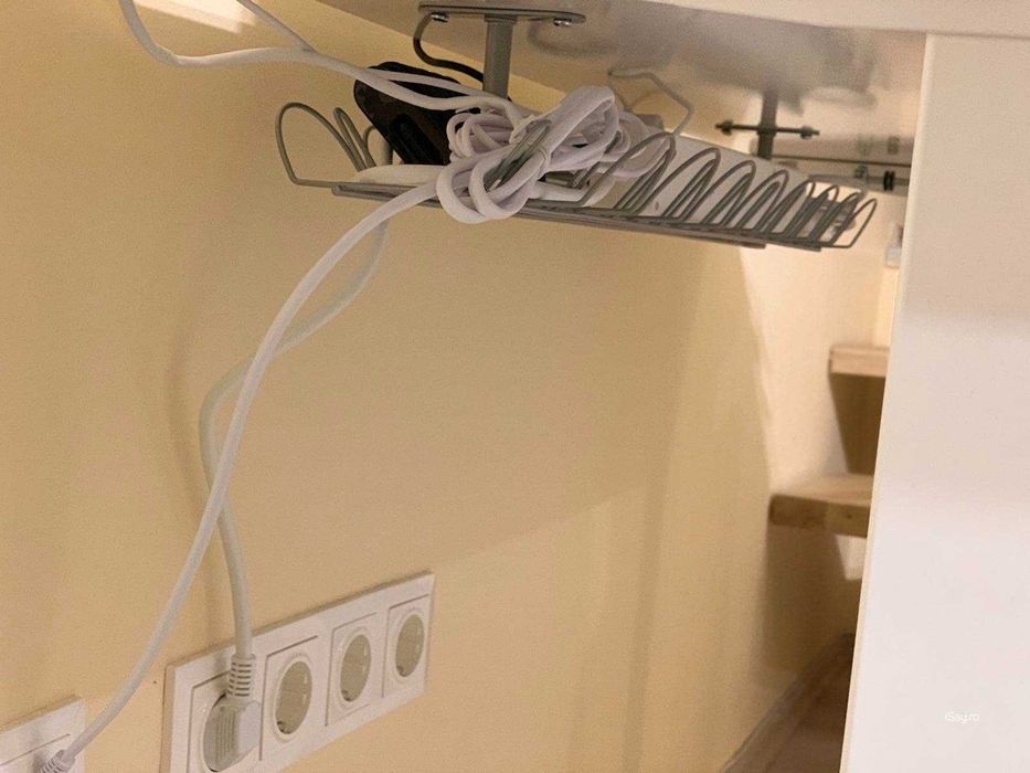 Organizator tub cabluri birou IKEA SIGNUM 70 cm argintiu nou desigilat