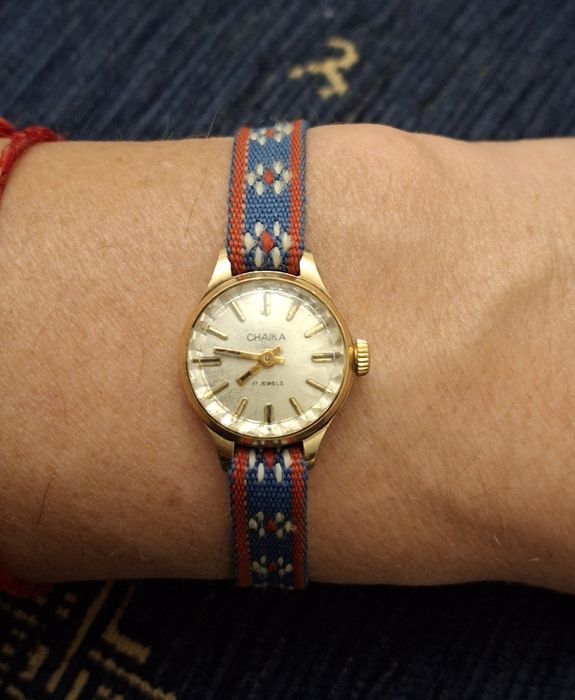 Ретро дамски ръчен часовник " Чайка".