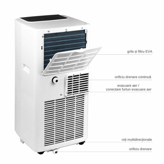 Aparat de aer conditionat mobil 4 in 1, Turbionaire Revigo, 7000 BTU