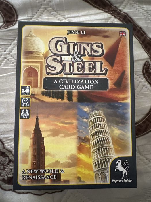 Настолна игра Guns and steel A civilization card game