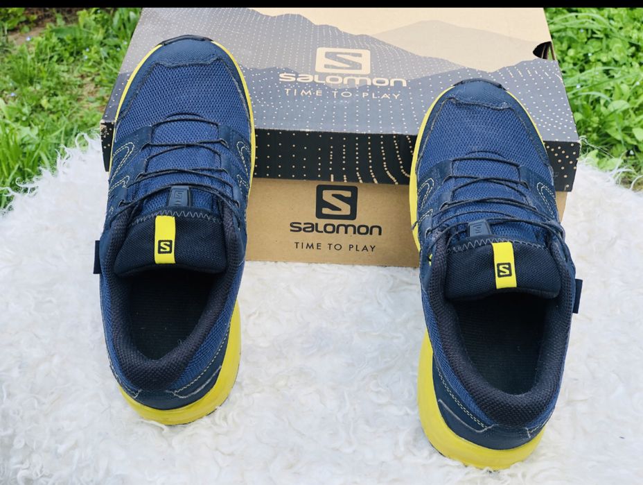 Bocanci baiat SALOMON-marimea 37,inter23,5,cm,imperm,nu  PIELE GEOX