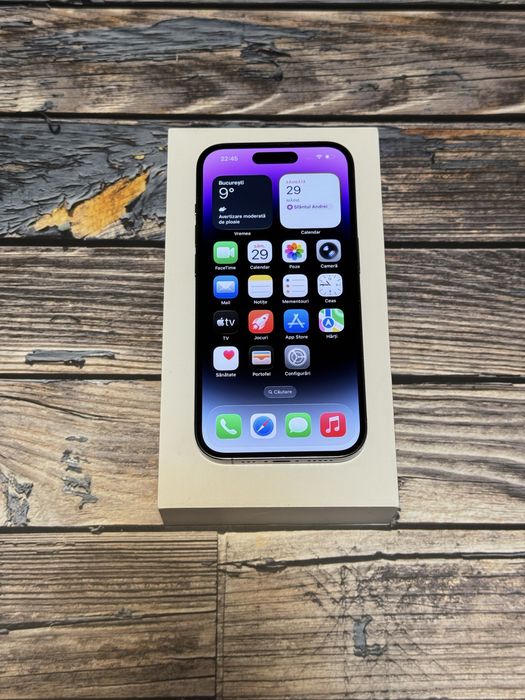 iPhone 14 Pro Deep Purple - Ca Nou, 256GB, Baterie 100%