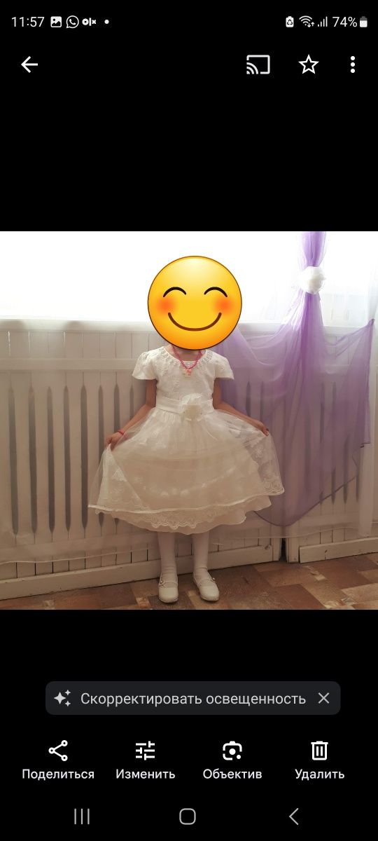 Срочно продам нарядное детское платье для девочек