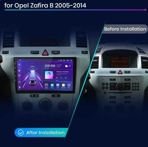 Navigatie Android  OPEL Zafira B  Carplay + Camera Marsarier