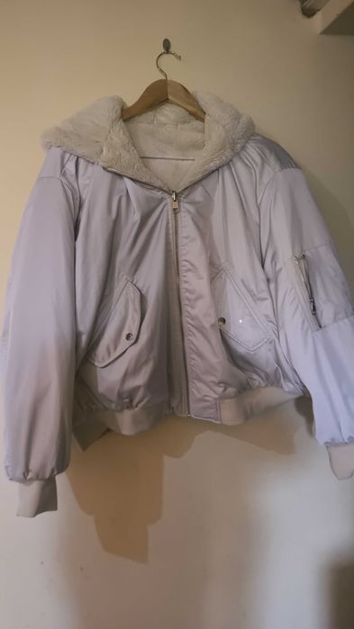 Geaca blana artificiala