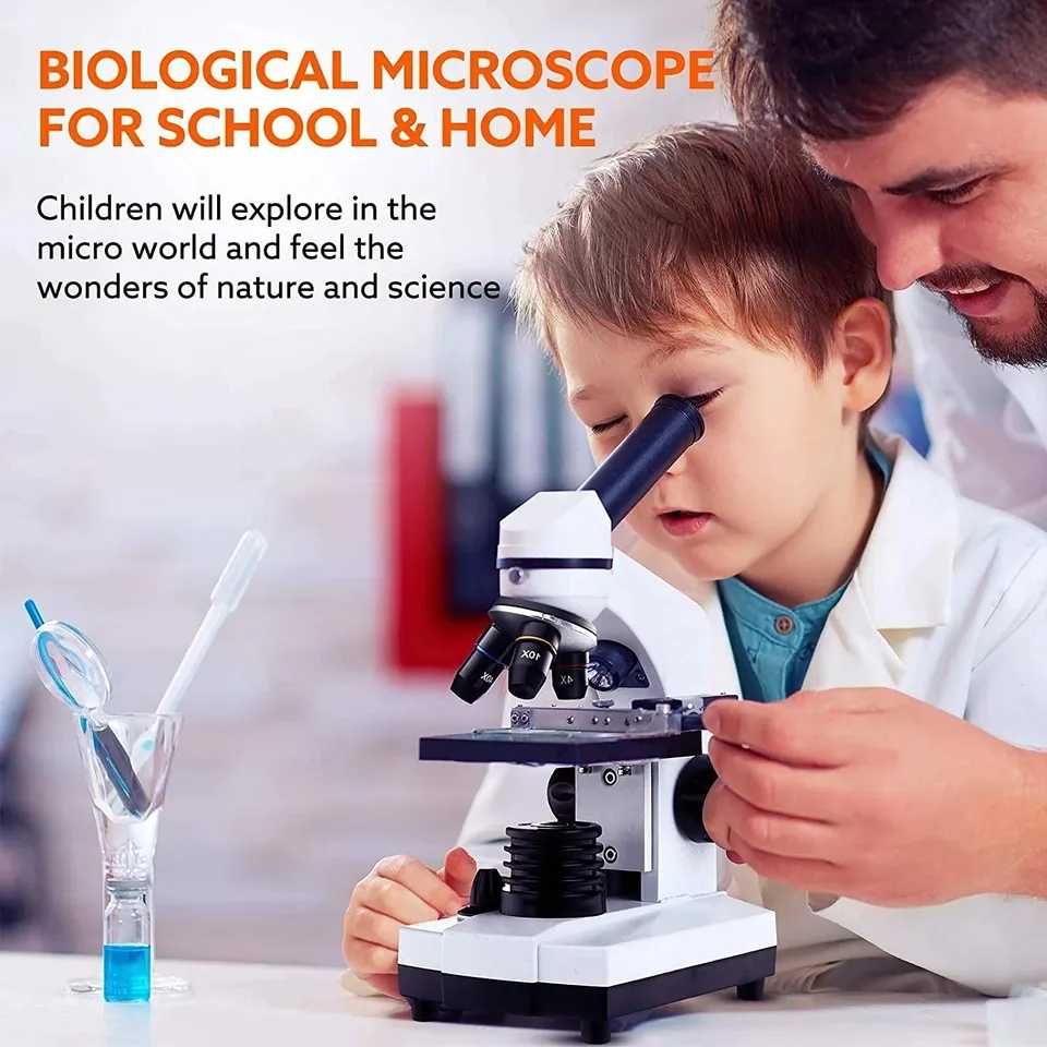 Биологический микроскоп увеличение 1600х