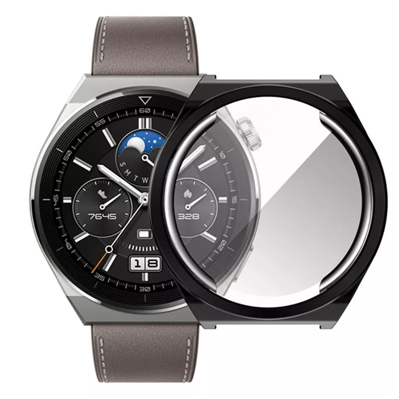 Huawei Watch GT3 / Pro / SE / Runner /TPU мек силиконов кейс+протектор