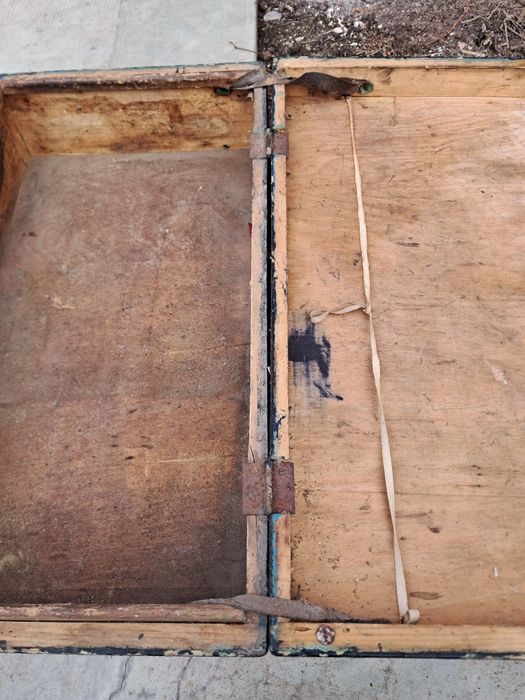 Valiză din lemn pentru armată