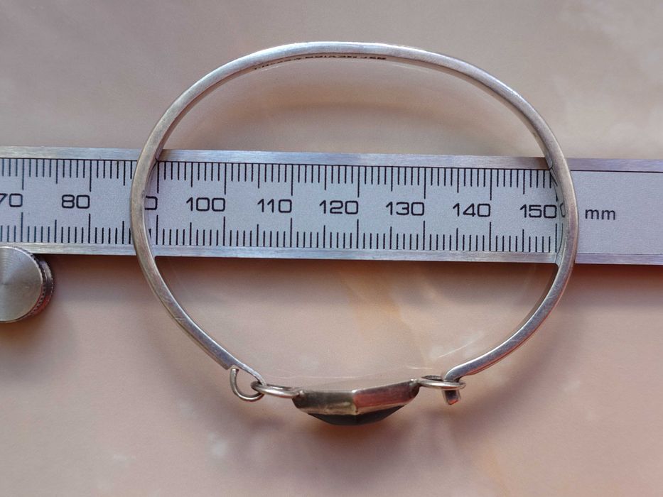 Bratara taxco mexico din argint cu piatra onix