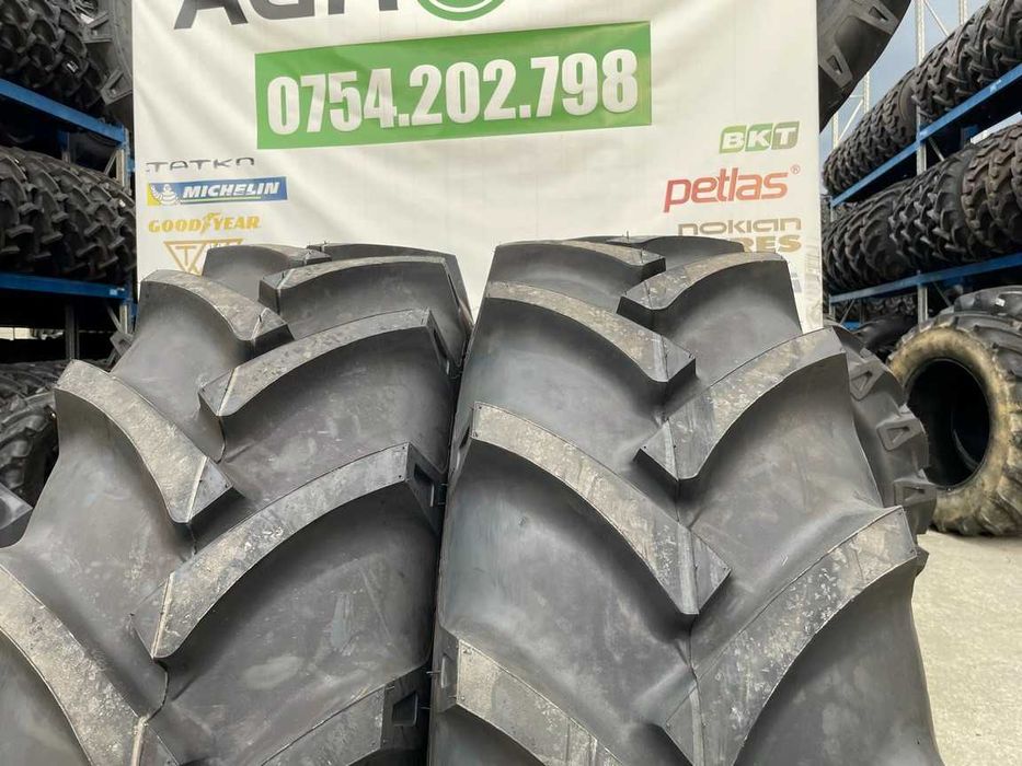 15.5-38 cu 12 pliuri anvelope noi pt tractor spate U650 marca OZKA