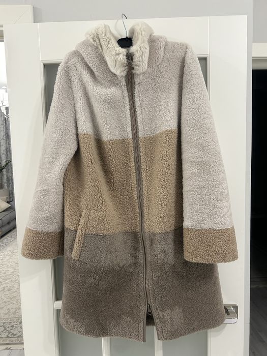 Дубленка двустороняя, натуральная, размер 48