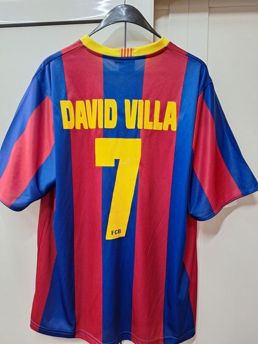 Фенска тениска FC Barcelona ,FCB Produkte oficial-David Villa 7, XXL