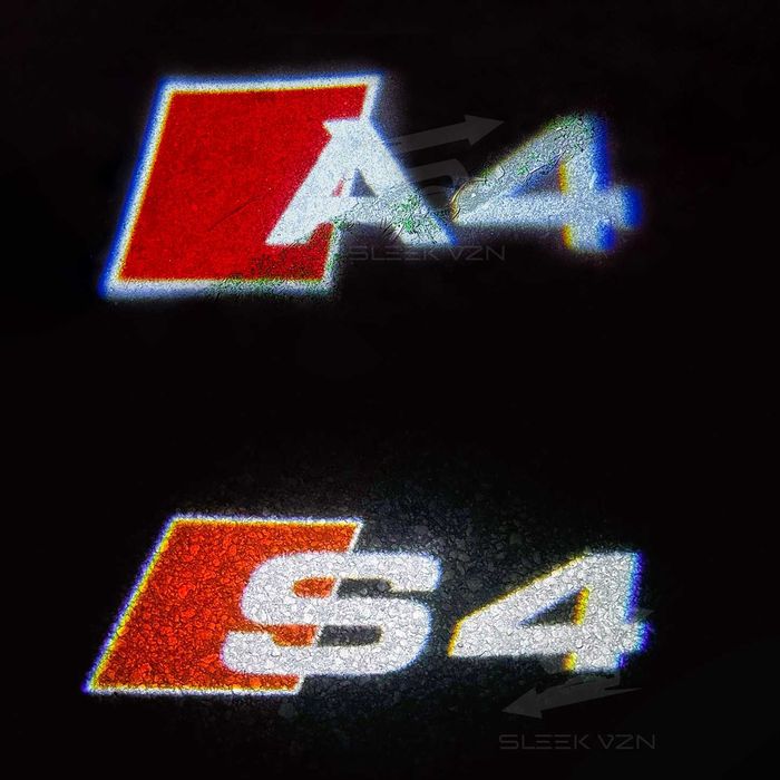 Led welcome светлини, лого проектор за Audi