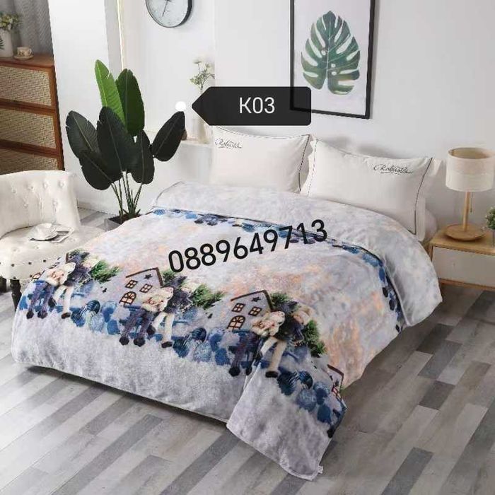 Коледни поларени одеяла