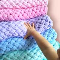 Ръчно плетено бебешко одеало