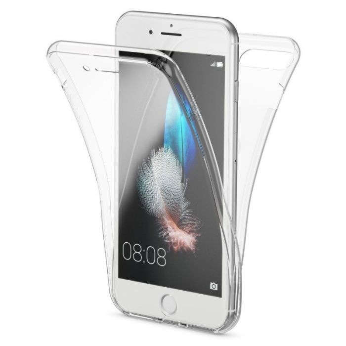 Husa Apple iPhone 8, FullBody ultra slim silicon TPU , acoperire 360